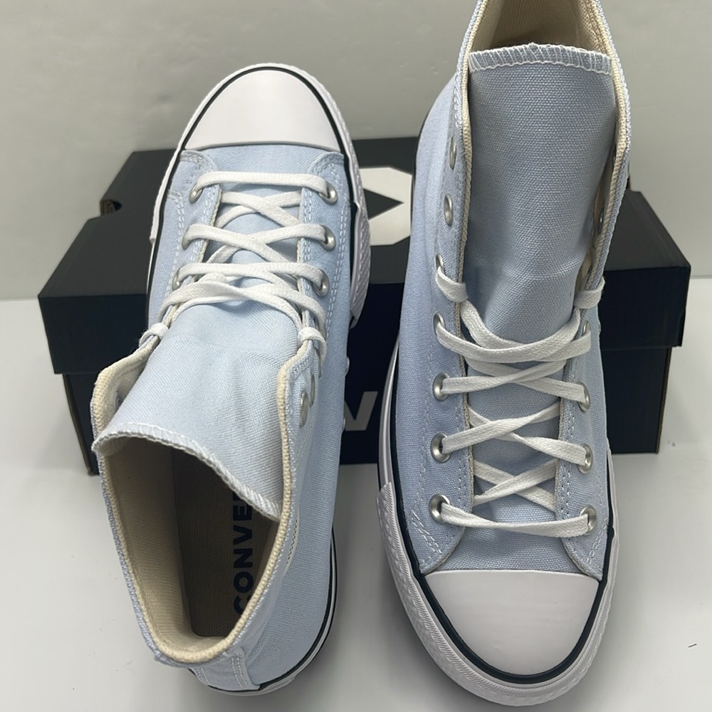 Converse WMNS Platform Sneakers A10644F
CTAS LIFT. HI BLUE SUPERMOON/NATURAL IVR - Picture 12 of 16